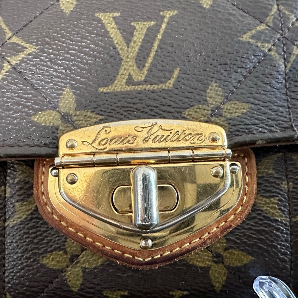 Louis Vuitton Monogram Etoile Portefeuille Sarah Wallet Dust Bag Box Authentic - Picture 3 of 14